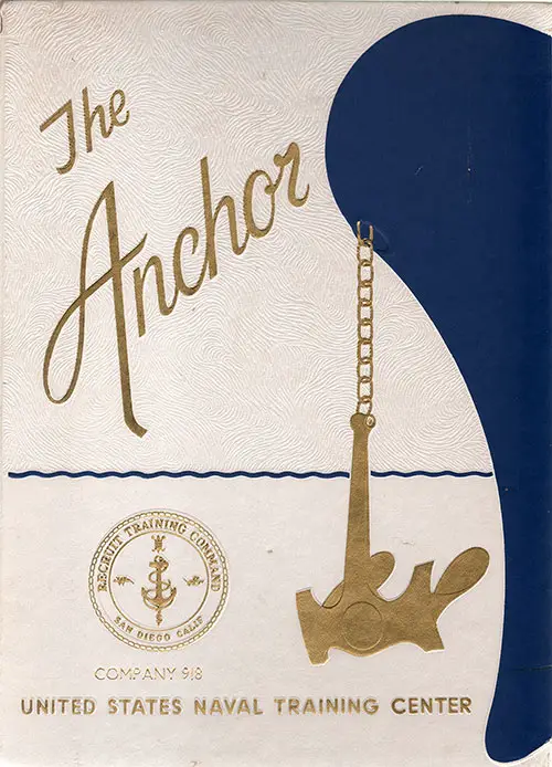Navy Boot Camp Book 1975 Company 918 The Anchor GG Archives